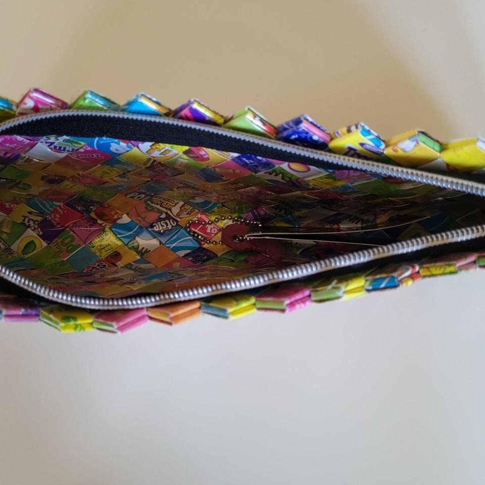 Sweet Candy Wrapper Clutch, Nahui Ollin, Excellent Condition