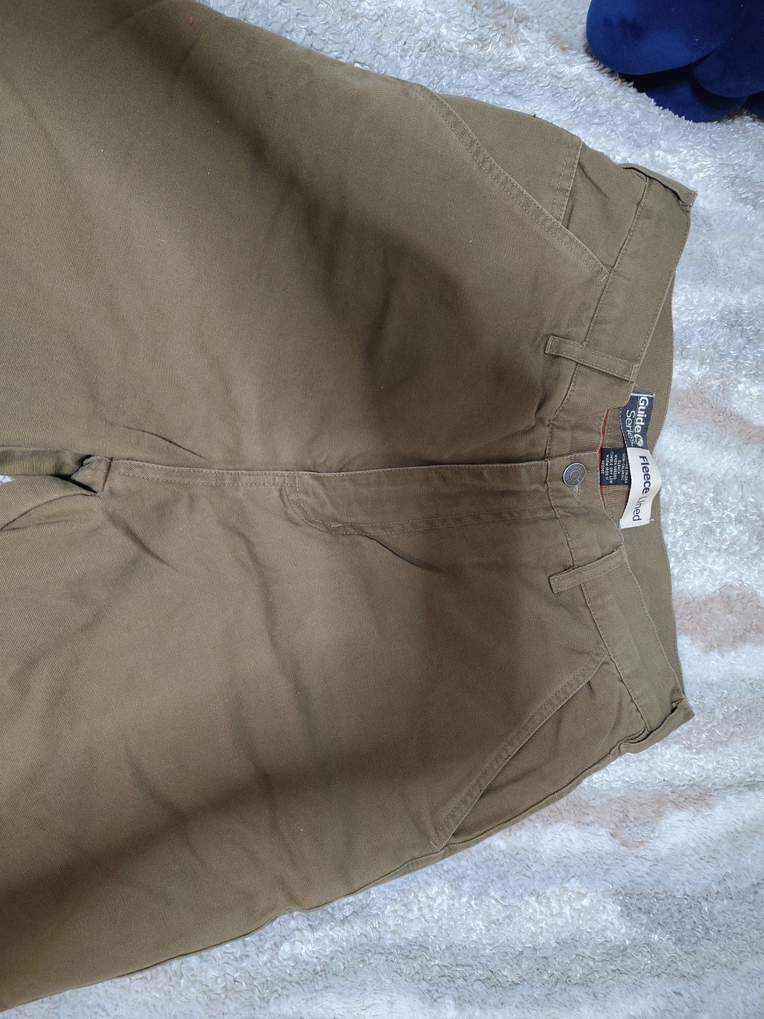 Guide Series Fleece Lined Multi Pocket Insulated Cotton Canvas Pants Sz 30 x 30