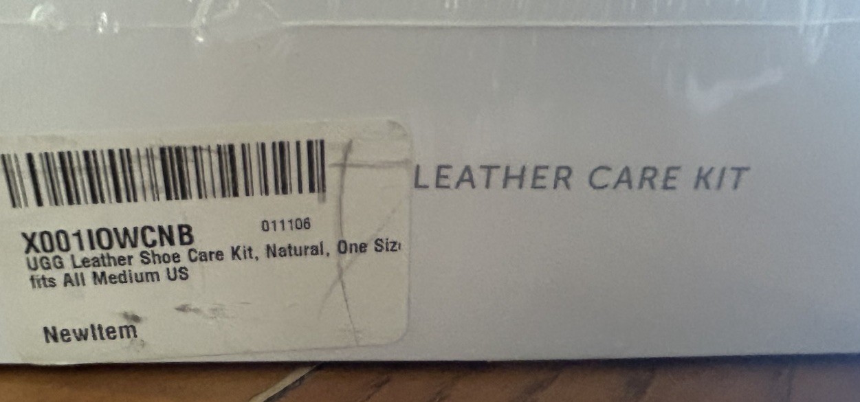UGG Natural Leather Shoe Care Kit & Leather Care Kit X00110WCNB