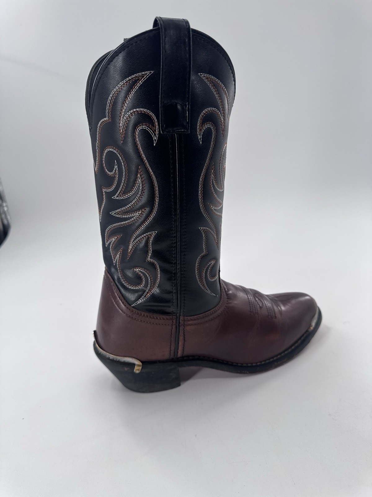 Laredo Men’s 28-2464 Nashville Leather Cowboy Boot Size 7 EW Peanut