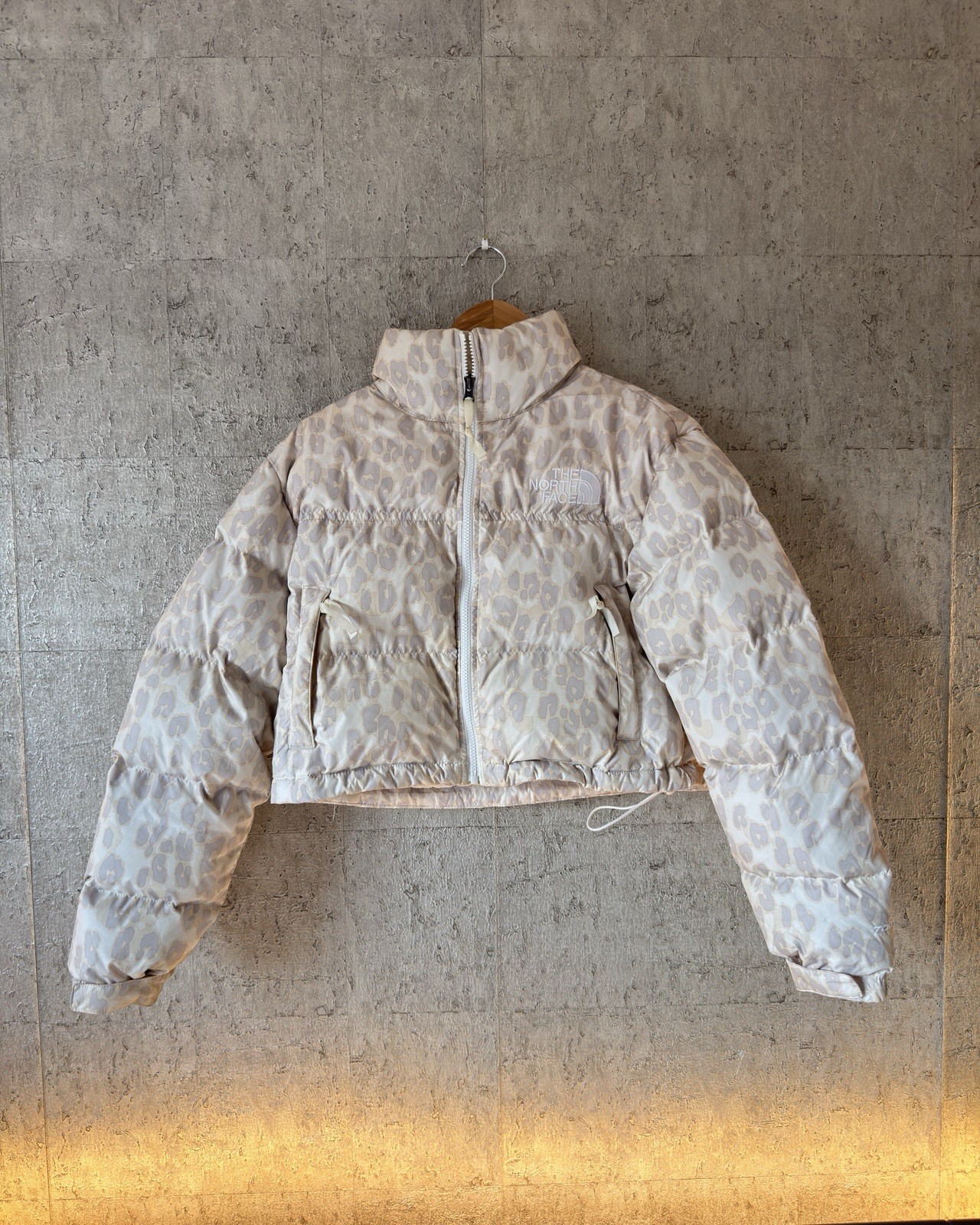 The North Face Nuptse Cropped Leopard Print Puffer Jacket – Women’s Small 700