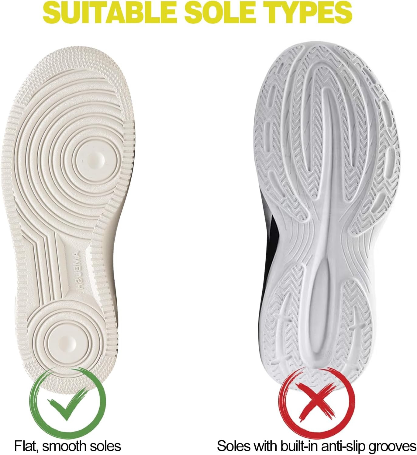 Sole Protector for Sneakers 4 Pack Clear Shoe Bottom Cover Easy Install Strong A