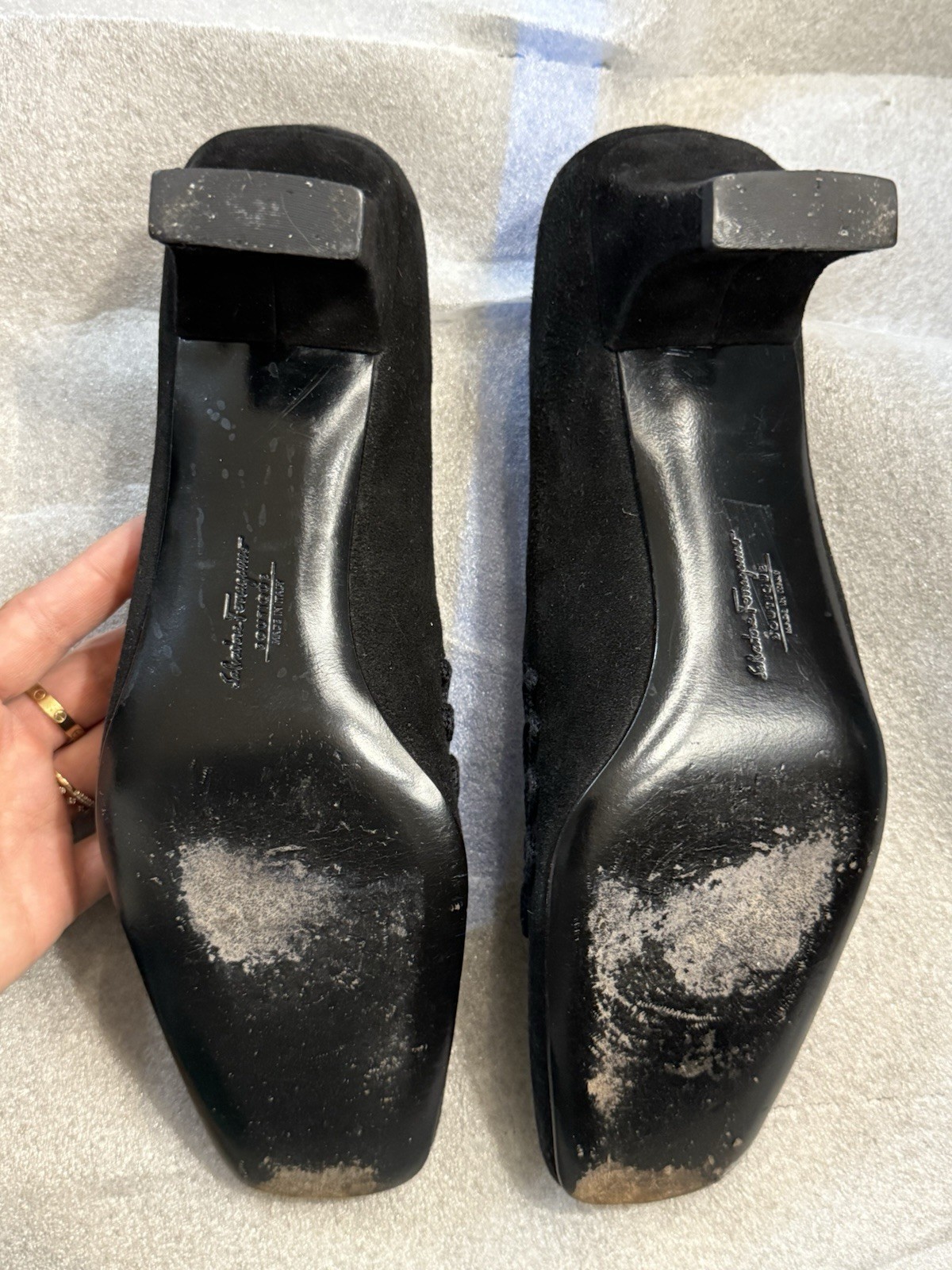 Black Marcachi Women’s Ferragamo Heels