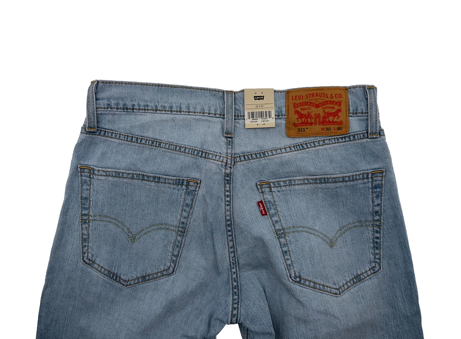 $69 Levi’s Men’s 511 Slim Fit Pants – Open Door Light Blue- 30W x 30L