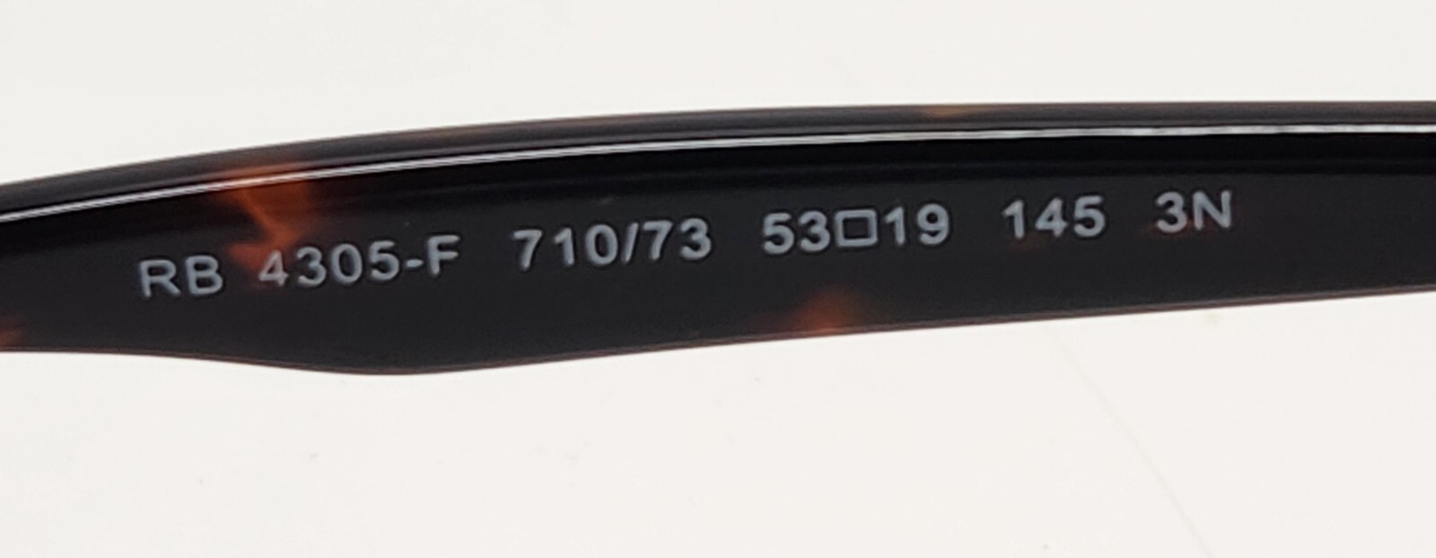 Ray-Ban Sunglasses Unisex Polished Light Havana Brown Oval 53mm 710/73