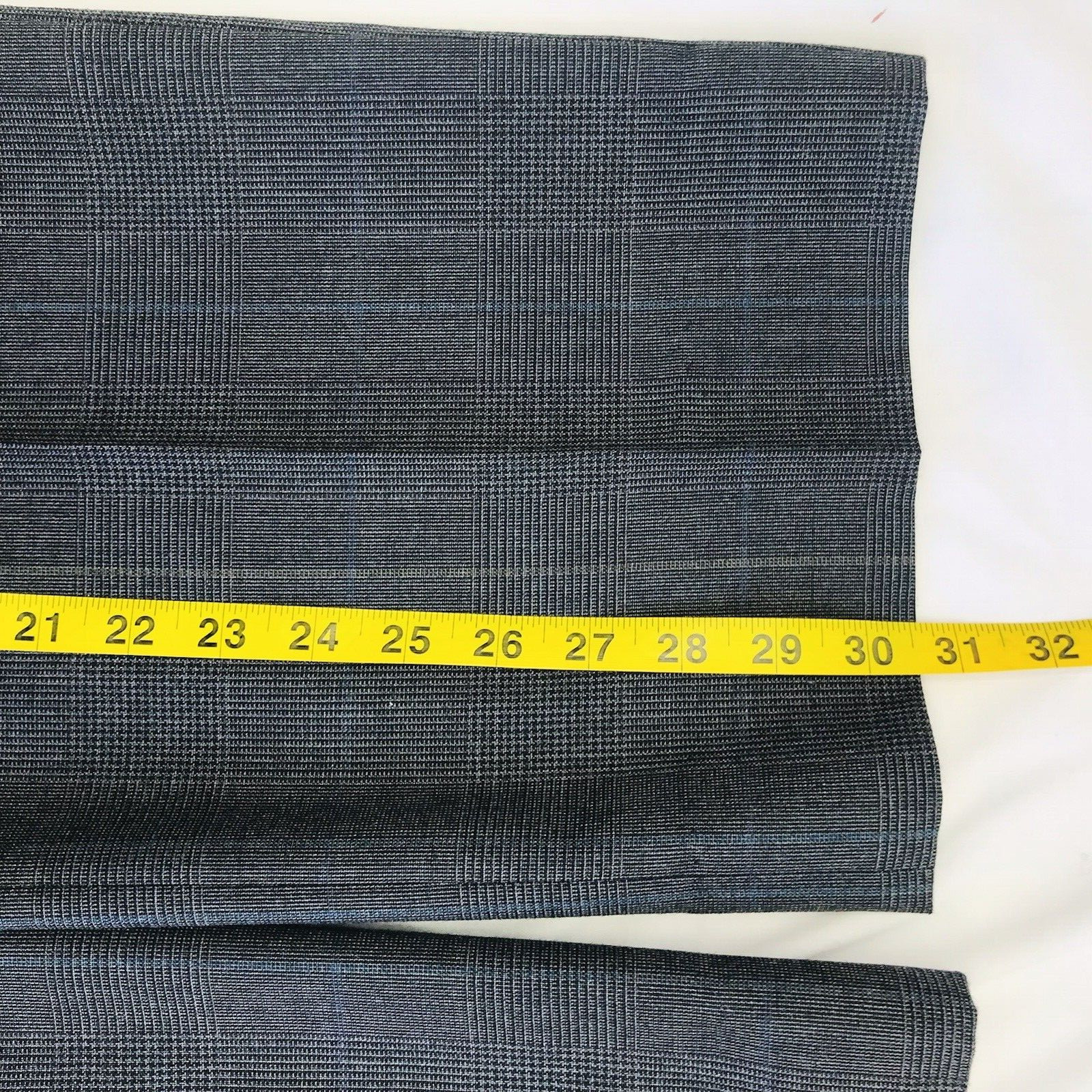 Andhurst Vintage Suit Glen Plaid Gray 42 Pants 36 Pleated No Cuff Preppy Career