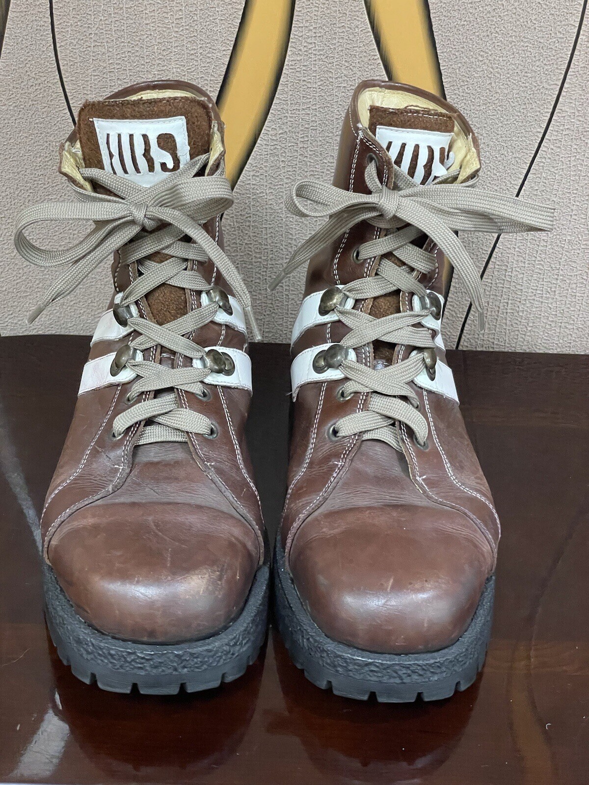 Cesare Paciotti Heroes Lace Up Leather Work Boots Mens Size 9 #A52