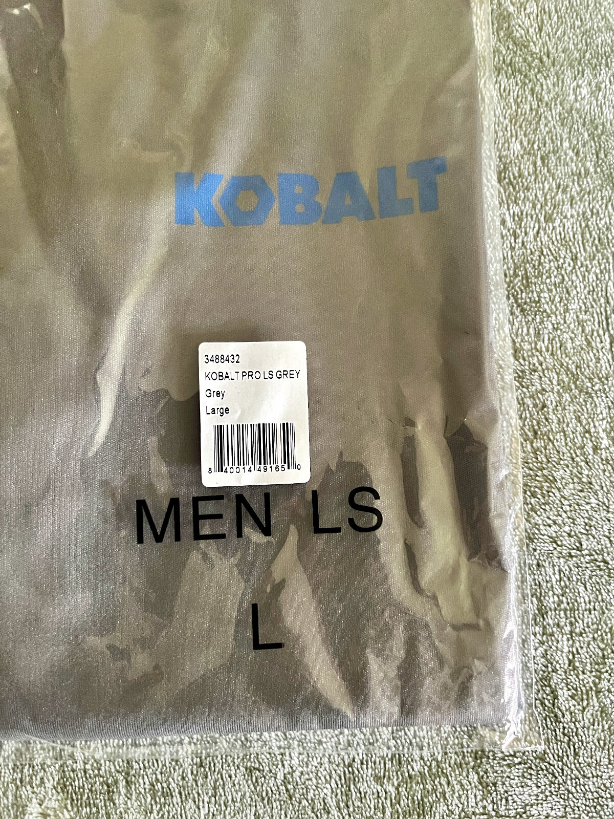 Great for Outdoor Work, Sports * Kobalt Pro Performance Shirt * Sz Large * NWT