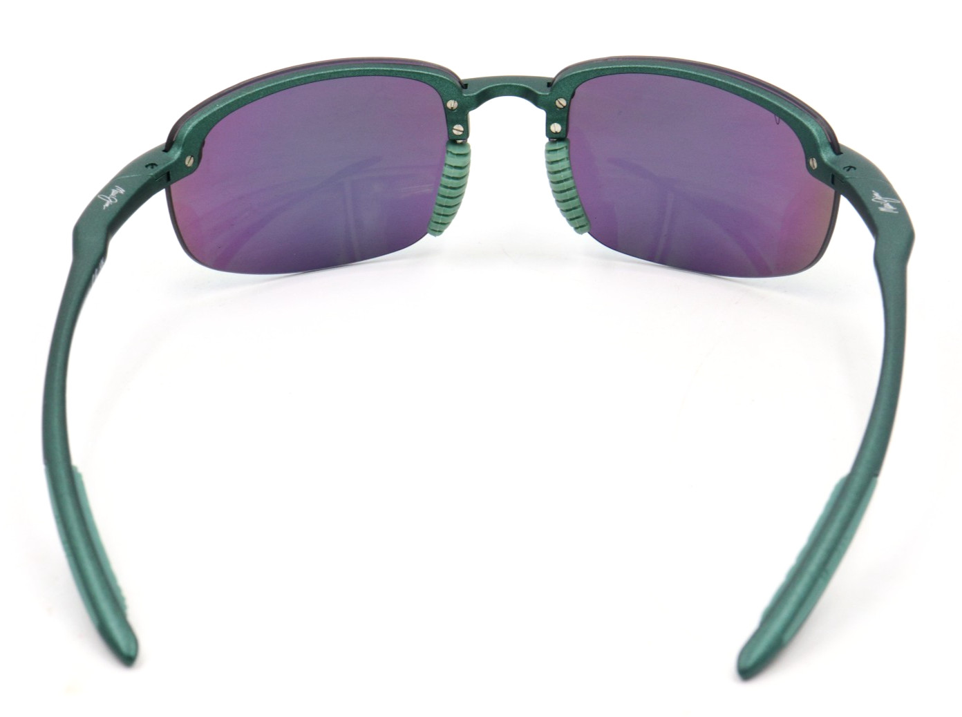 New Maui Jim Hookipa Ultra Semi-Rimless Green Sunglasses GM676-15 / MJ0676S-004