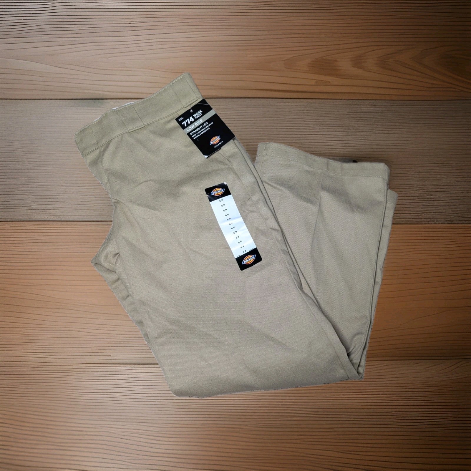 Dickies Women’s 774 Work Pant Low Rise Straight Leg Khaki, Black, or Dark Navy