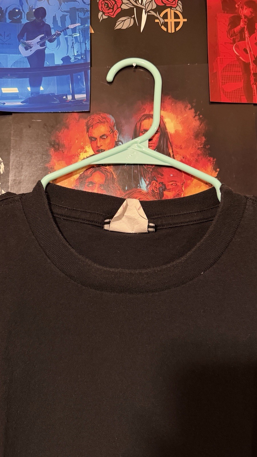 Vintage 1998 Pearl Jam Yield Tour Tee -XL- Black Made in Canada 360 Print