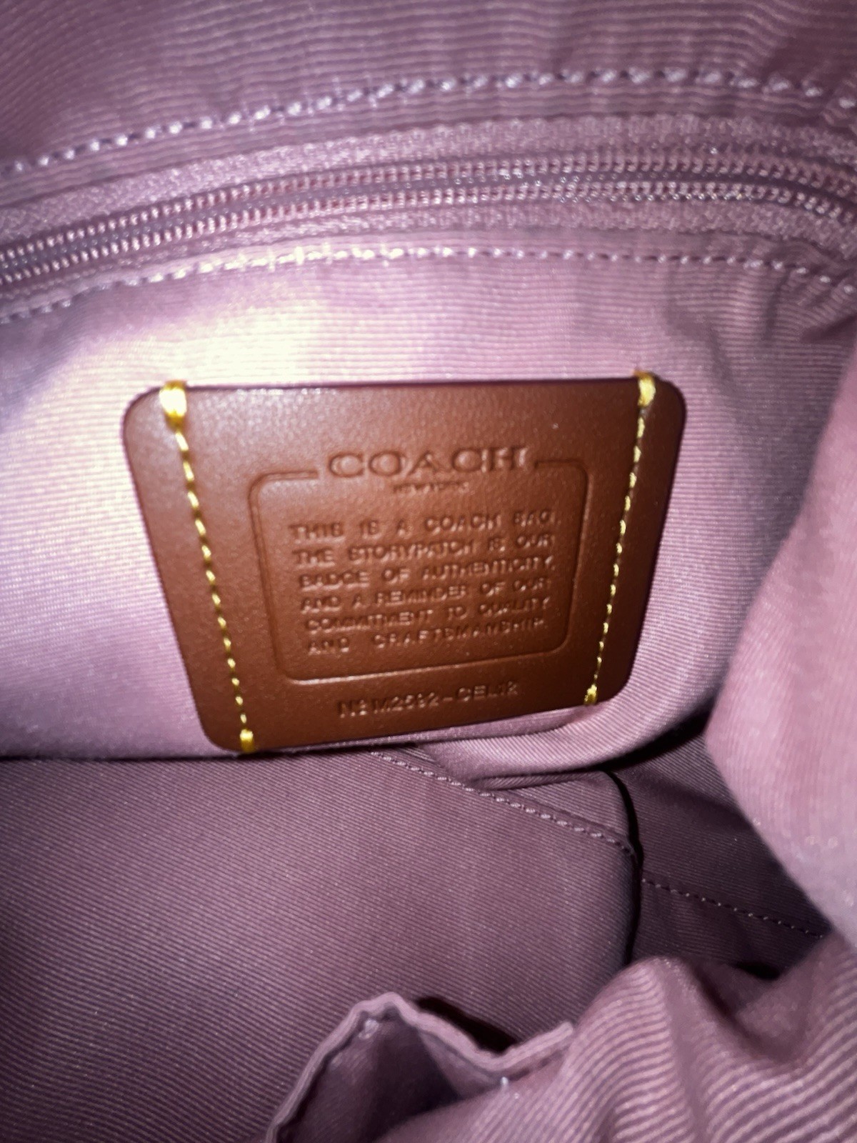 Coach Powder Pink Signature Logo Shoulder Bag w/ Charm &Coach Powder Pink Wallet