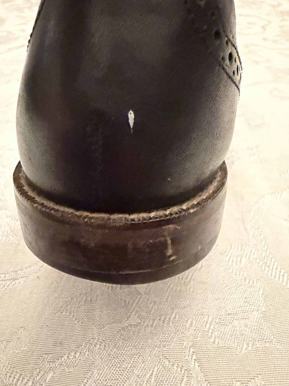 Florsheim Men’s Midfield Cap Toe Oxford Shoe With Broguing Black Size 10.5D