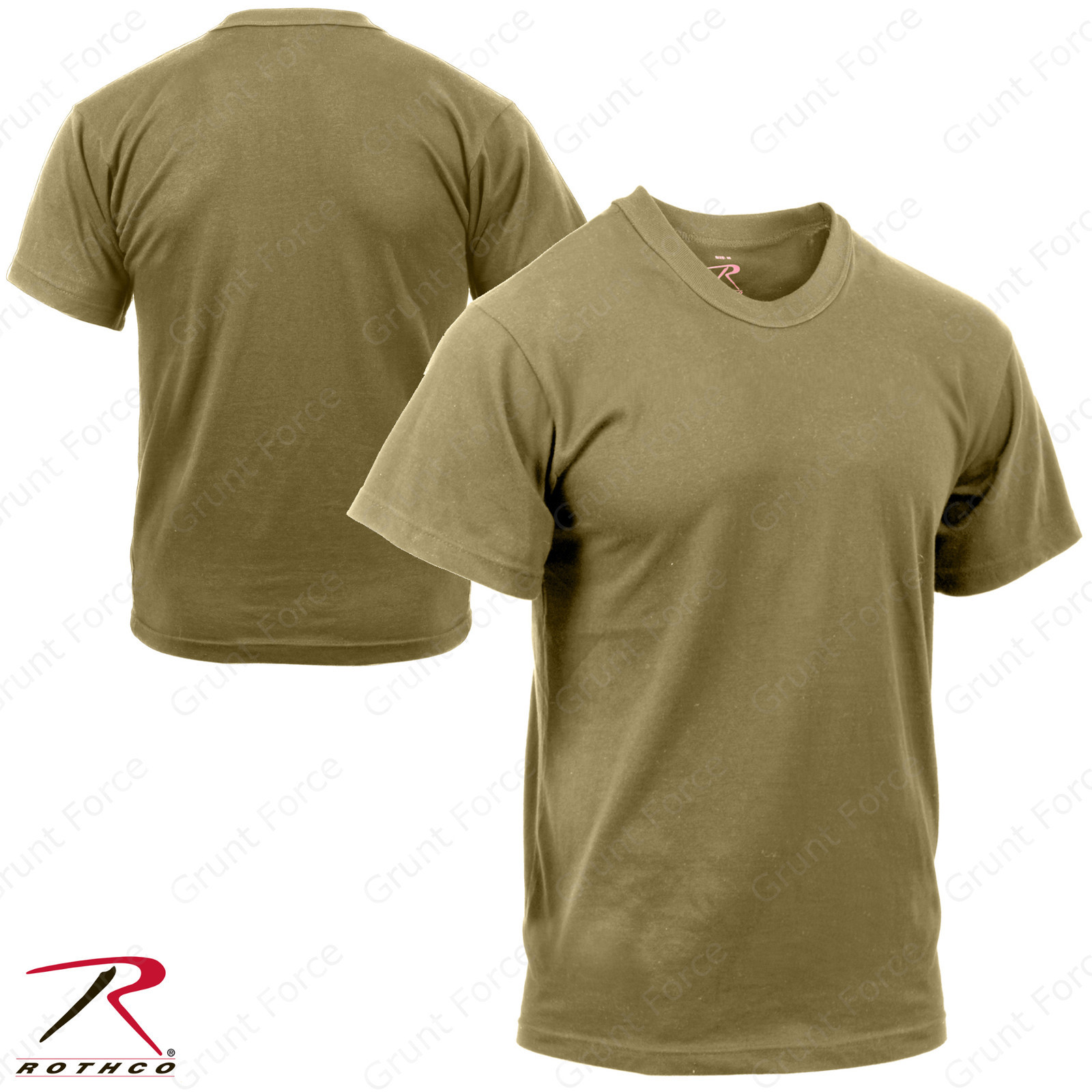 Men’s AR 670-1 Coyote Brown T-Shirt – Compliant w/ MultiCam & OCP Uniforms