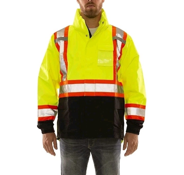 Tingley Icon X-Back J24122C High Visibility Jacket With Detachable Hood 4x Large
