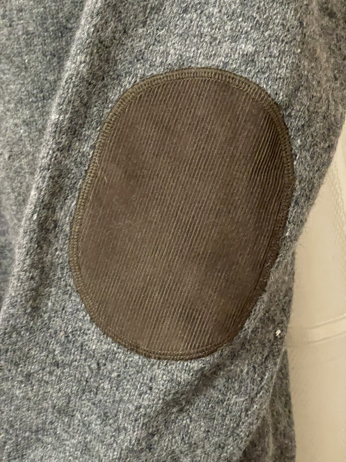 L.L. Bean Shetland Wool 1/4 Zip Sweater Gray Men’s XL Reg 285327