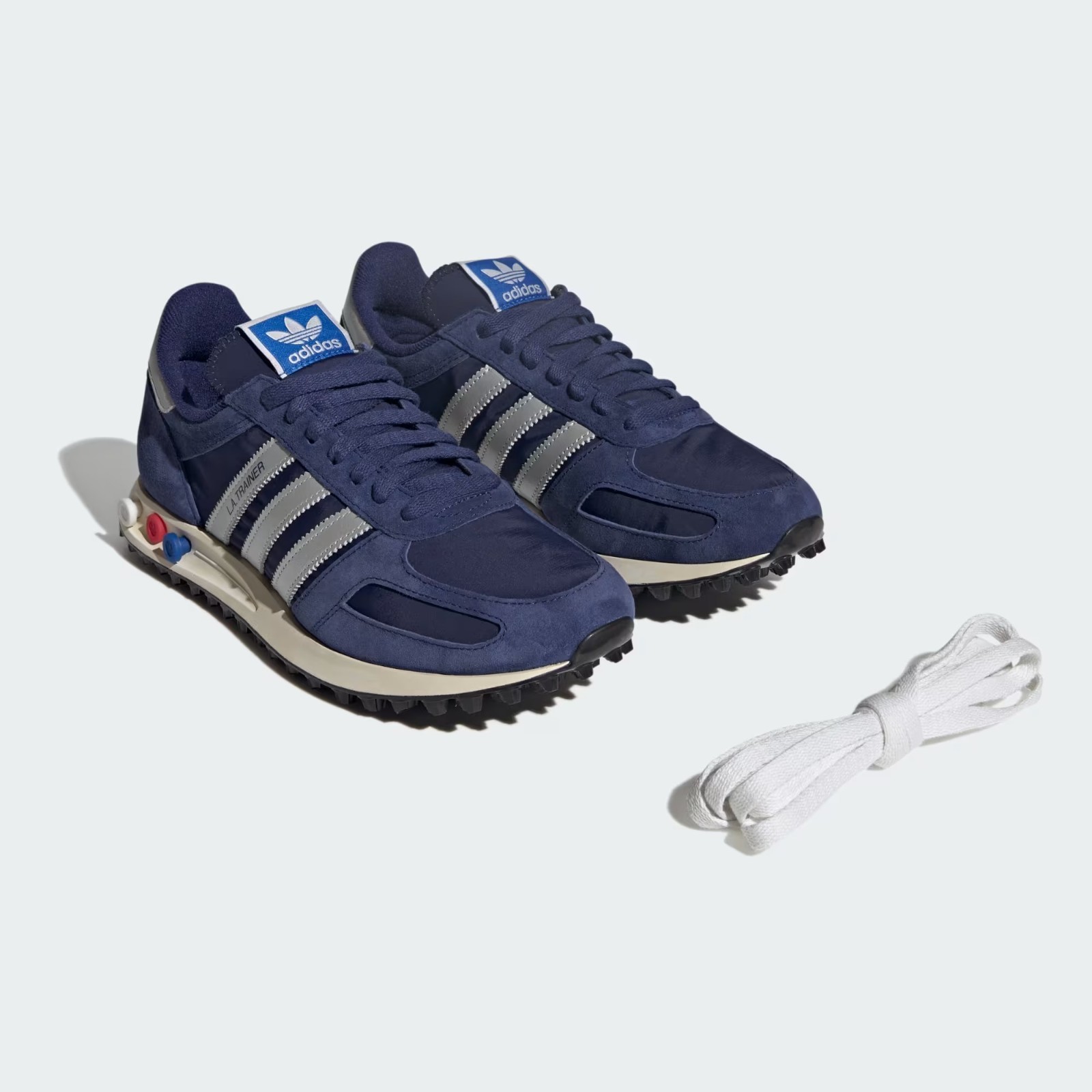 Adidas LA Trainer OG JR7171 Dark Blue Silver Men’s Sneakers Vintage low shoes