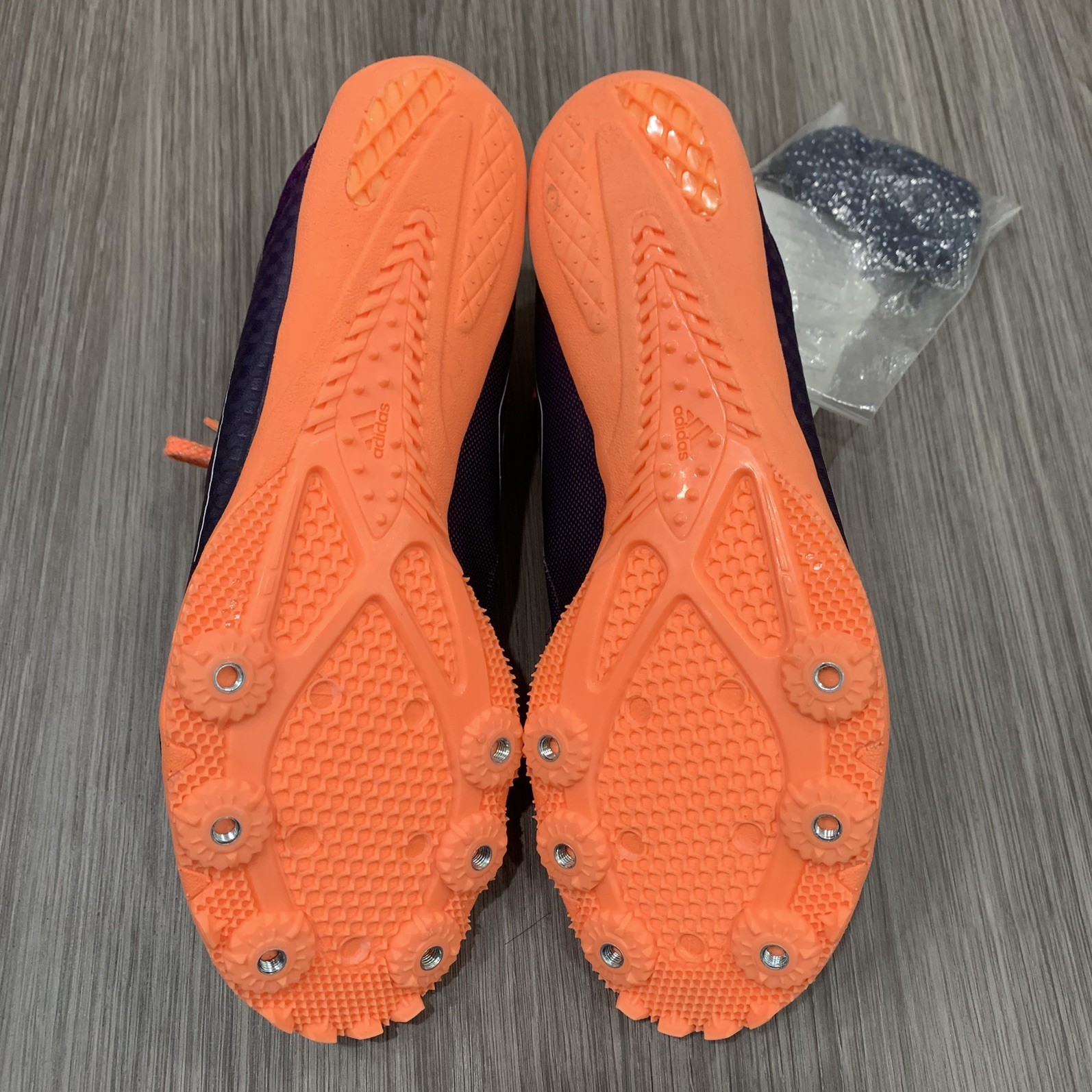 ADIDAS Adizero Ambition 2 Purple/Orange Women 6 Track & Field Spikes No Spikes