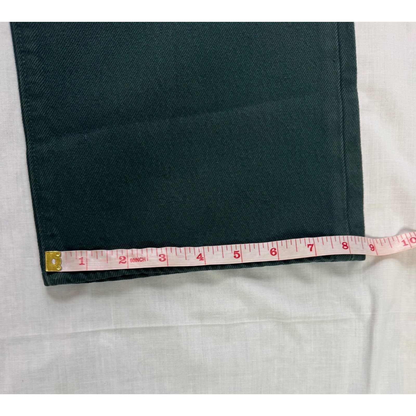 Levis 501 Original Mens Straight Leg Jeans Green denim button fly 36×32