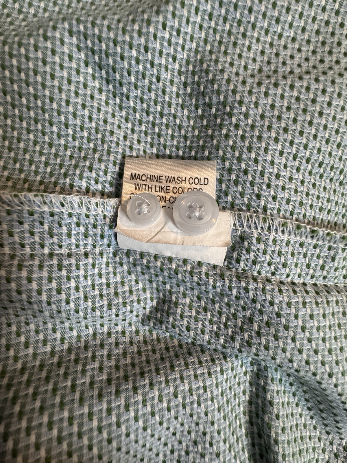 (L) JOHNSTON & MURPHY Beautifully Made Tightly Woven Long Sleeve Button Down