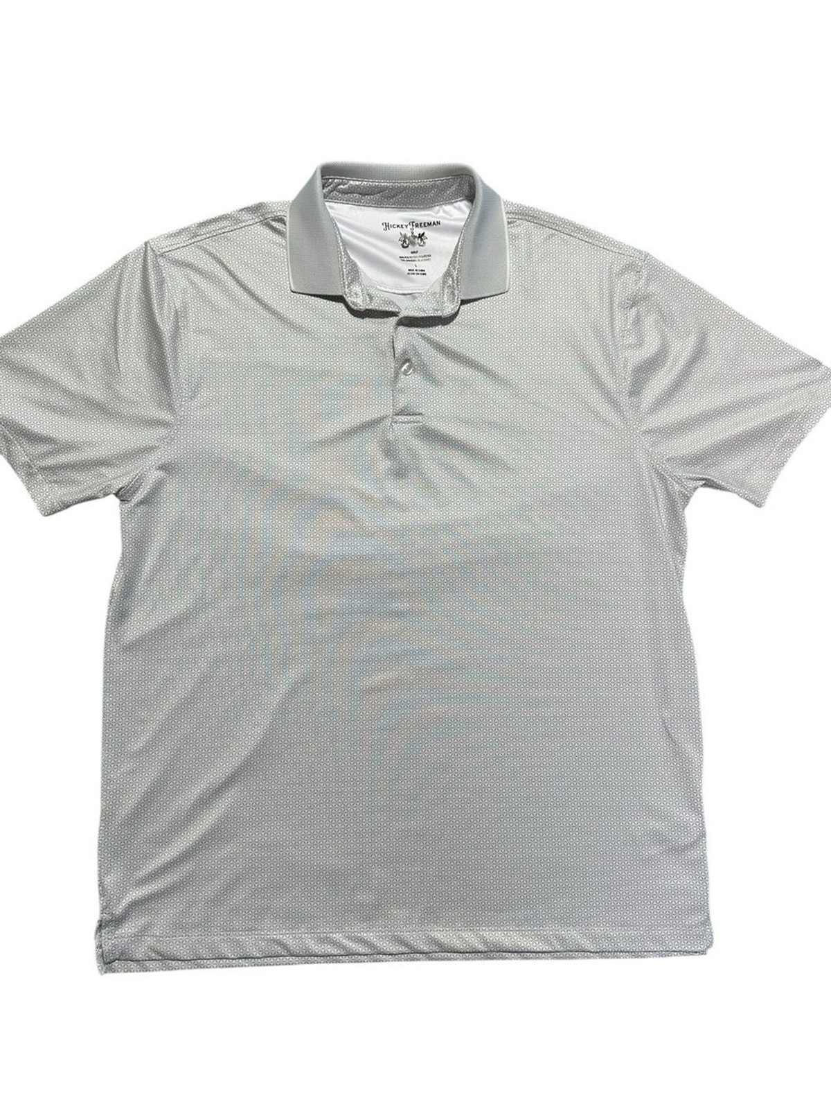 Hickey Freeman Light Silver Men’s Polo L