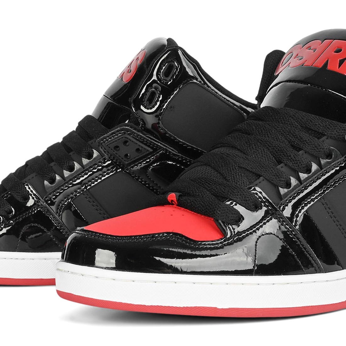Osiris NYC 83 CLK High Top Shoes – Black/Black/Red