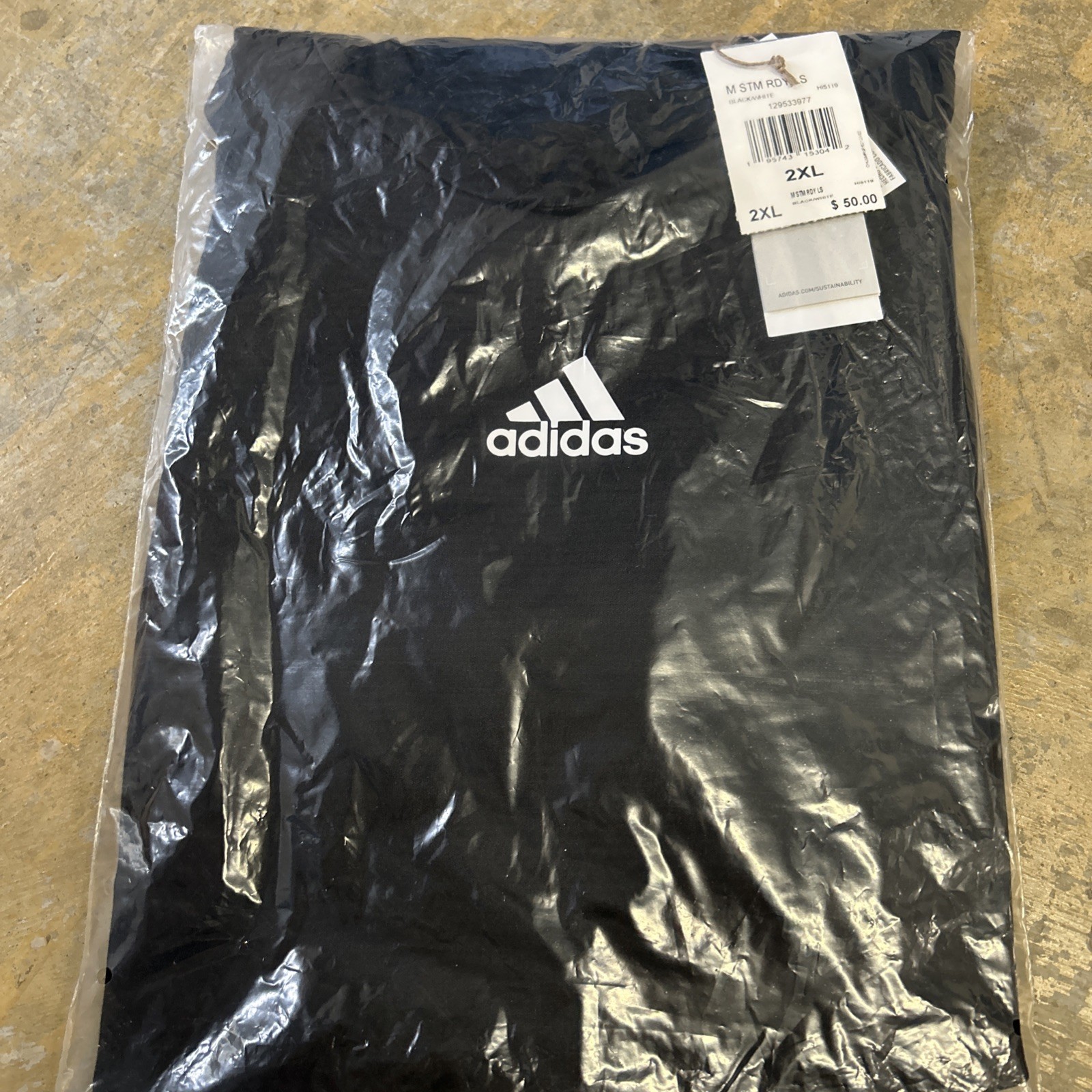 Adidas Men’s Stadium Heat Ready Black Long Sleeve Hoodie HI5119 Size 2XL – NWT