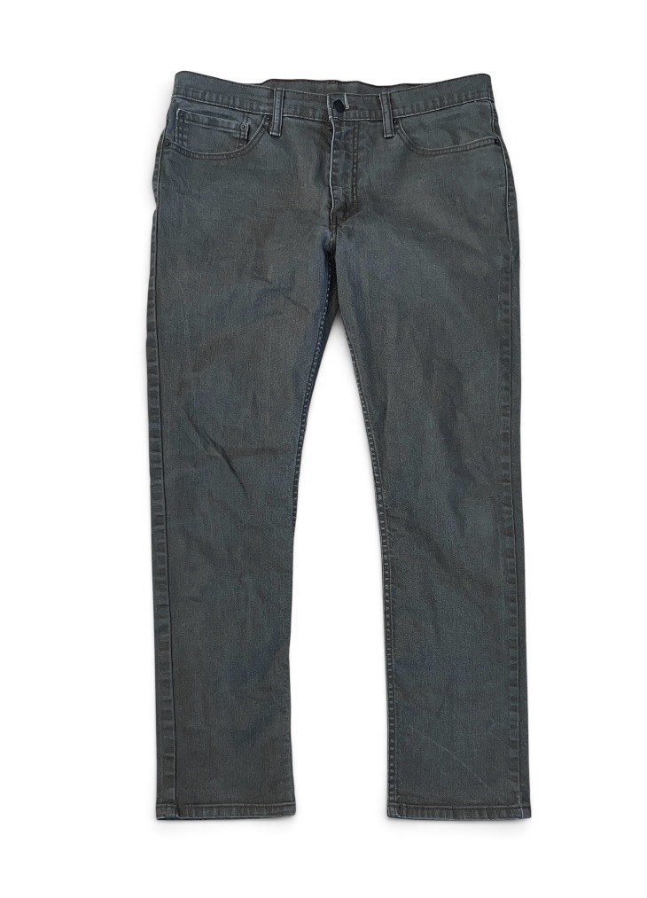 Levi’s 511 Men’s Gray Skinny Fit Red Tab Stretch Denim Jeans Size 36 X 32
