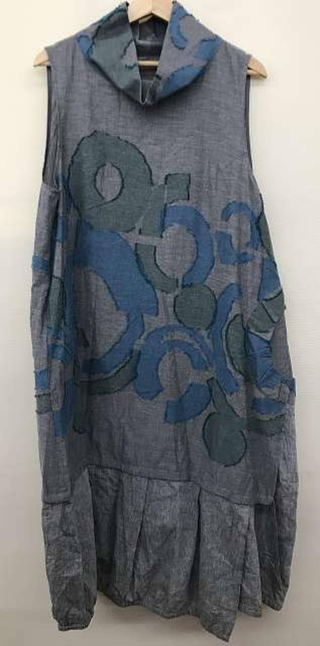 Jenny Garcon Gray One Piece Dress 44, Approx 43″ Long, Size 40