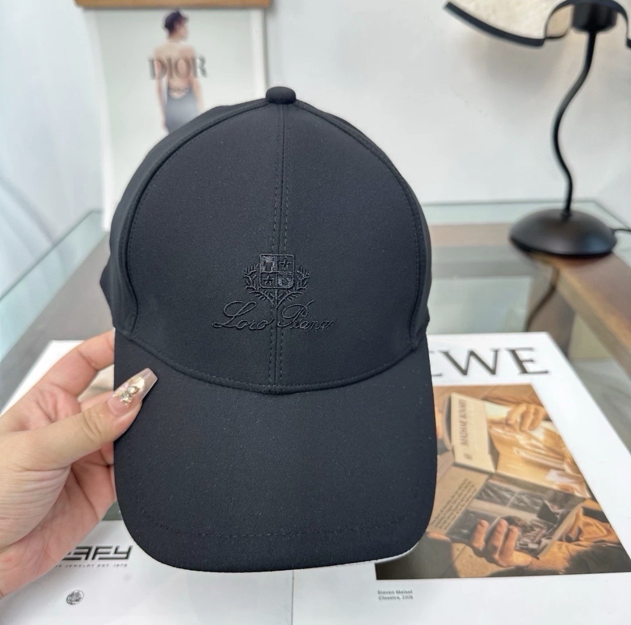 Loro Piana Adjustable Baseball Cap with Elastic Band