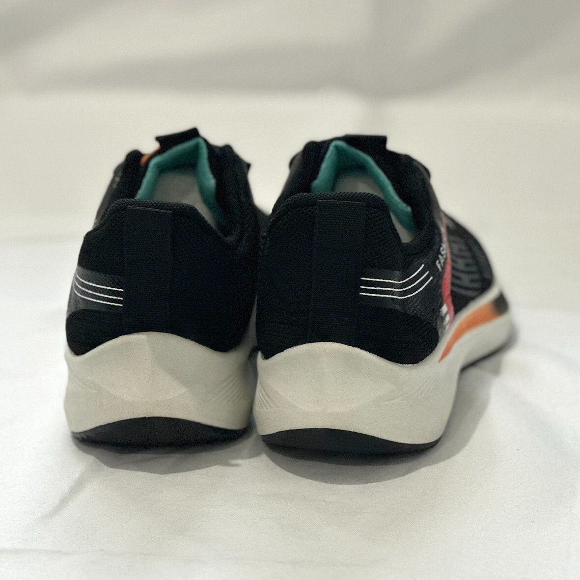 Running Outdoor men’s black-orange Shoes Lightweight Sneakers