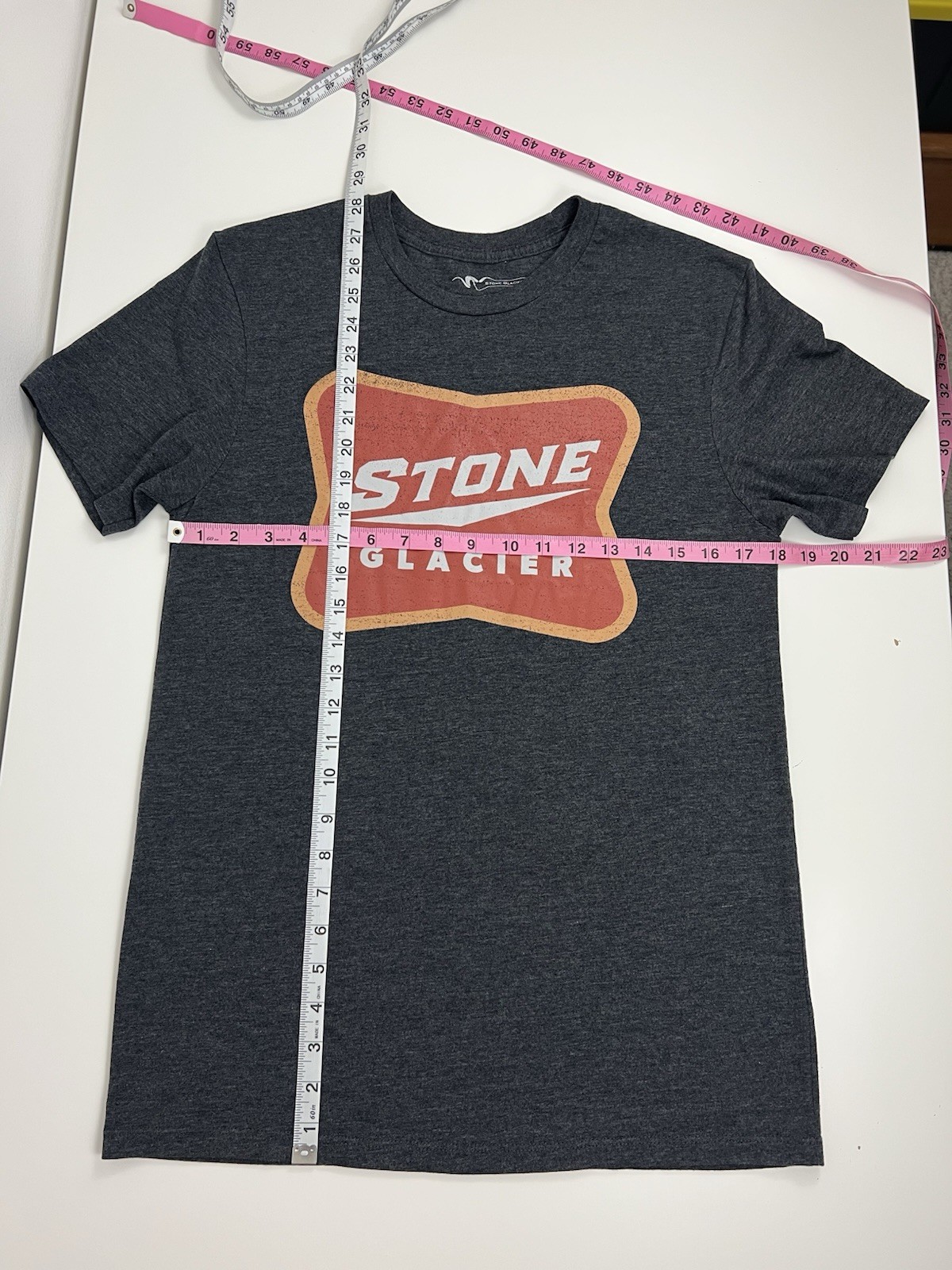Stone Glacier Gray T Shirt Mens Size M Medium Hunting Hiking Camping EUC