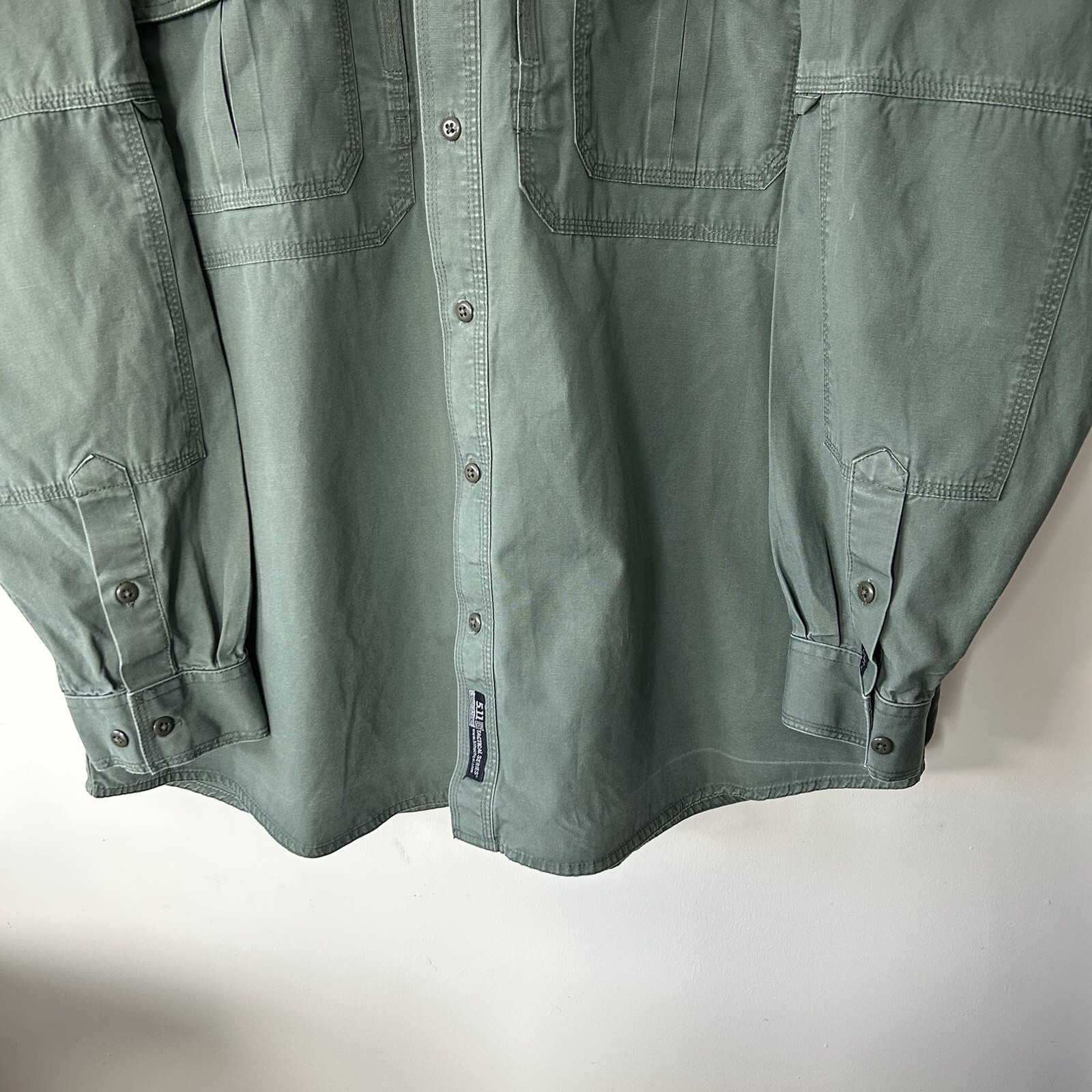 5.11 Tactical Green Long Sleeve Shirt 2XL