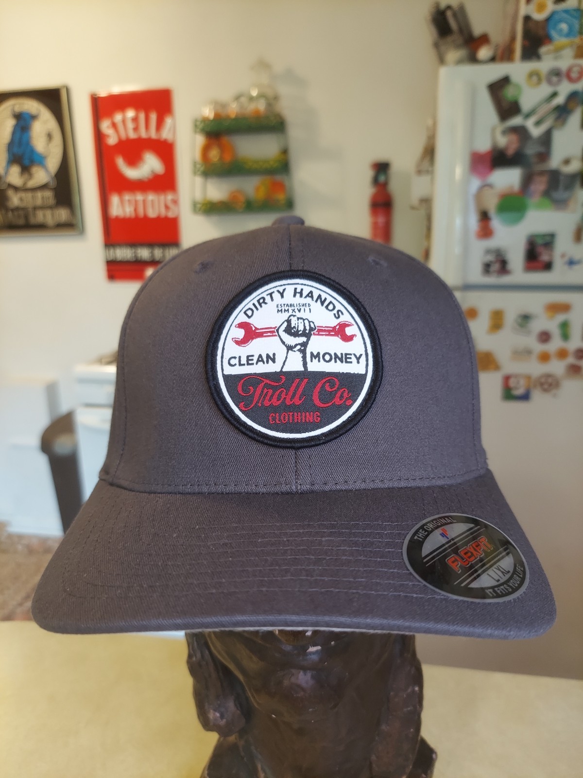 Dirty Hands Clean Money Mr Fix It Troll Co Snapback Ball Cap Plumber Mechanic