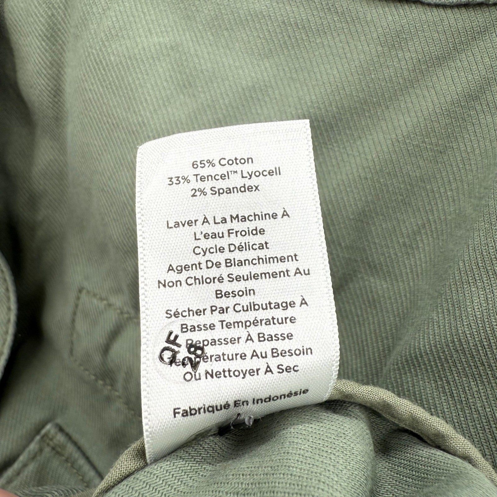 Talbots Petite Twill Field Jacket Olive Green Utility Safari Button Zip NEW