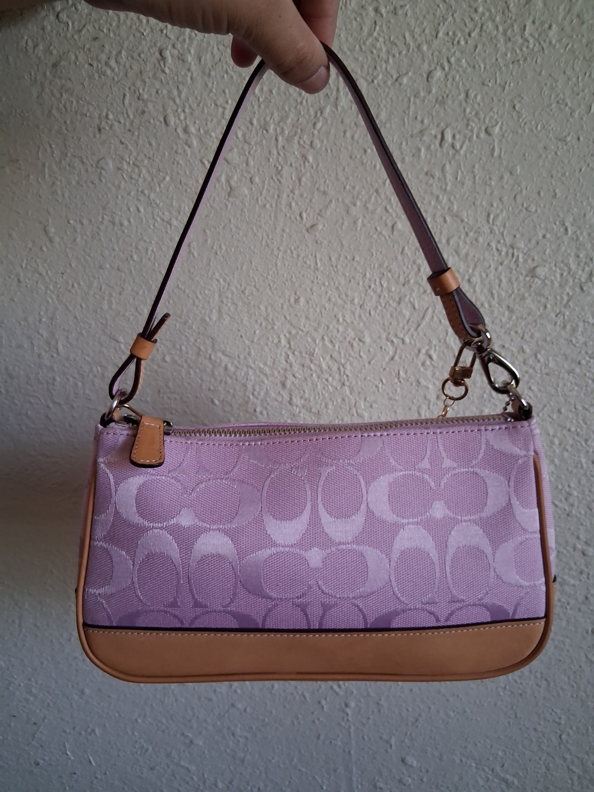 Y2k Coach Pink Demi Shoulder Bag