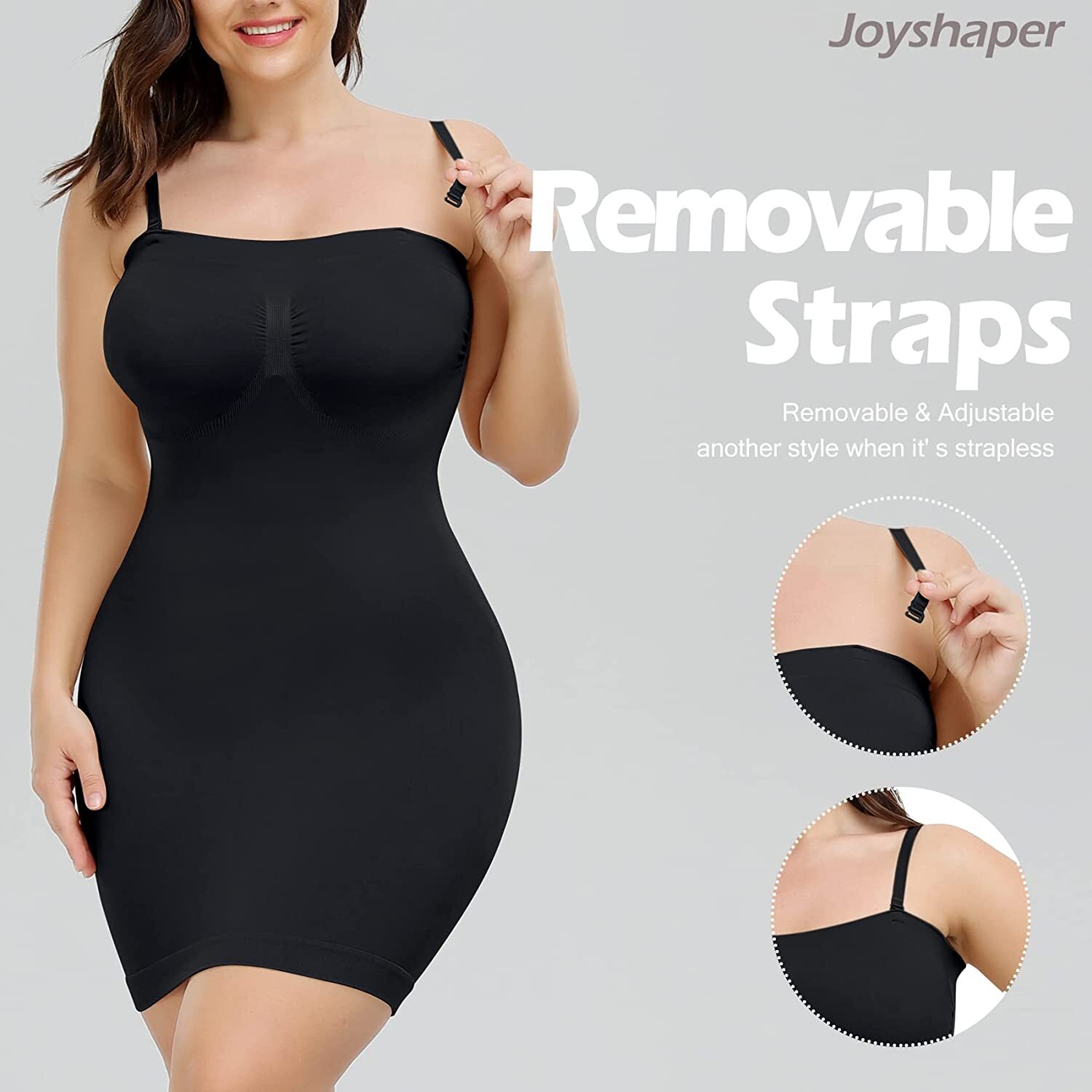 Strapless Shapewear Seamless Slips Women Full Body Shaper Belly Control Slim US