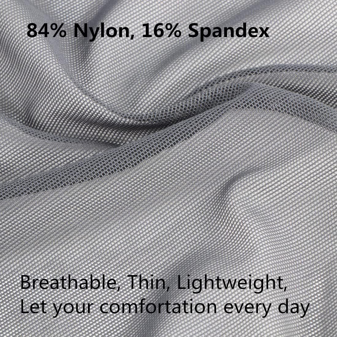Men’s Boxer Shorts Loose Split Side Mesh See-Through Breathable Underwear Boxers