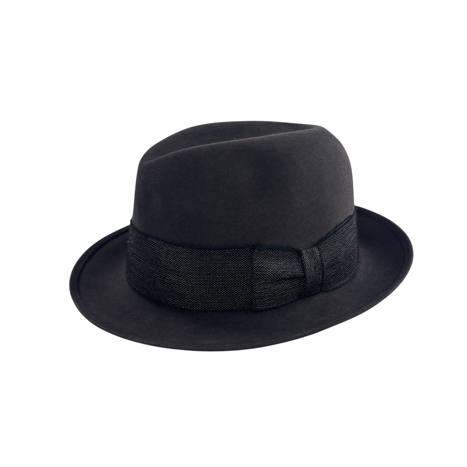 Vintage 50s Knox Fedora Hat Brown Strombergs Superfine New York Mens 7 Reg