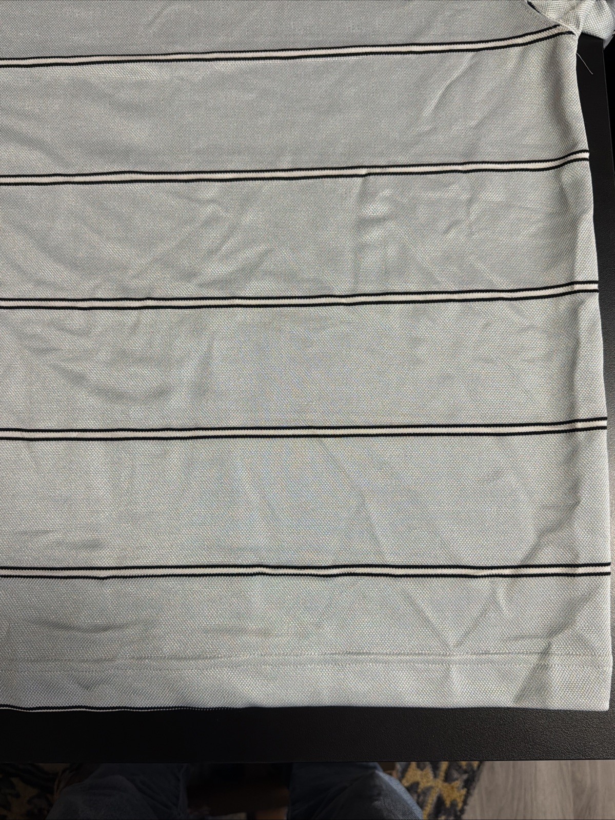 VTG 90’s Nike Jersey Shirt WhiteStriped Embroidered Logo Made In USA WhiteTag XL
