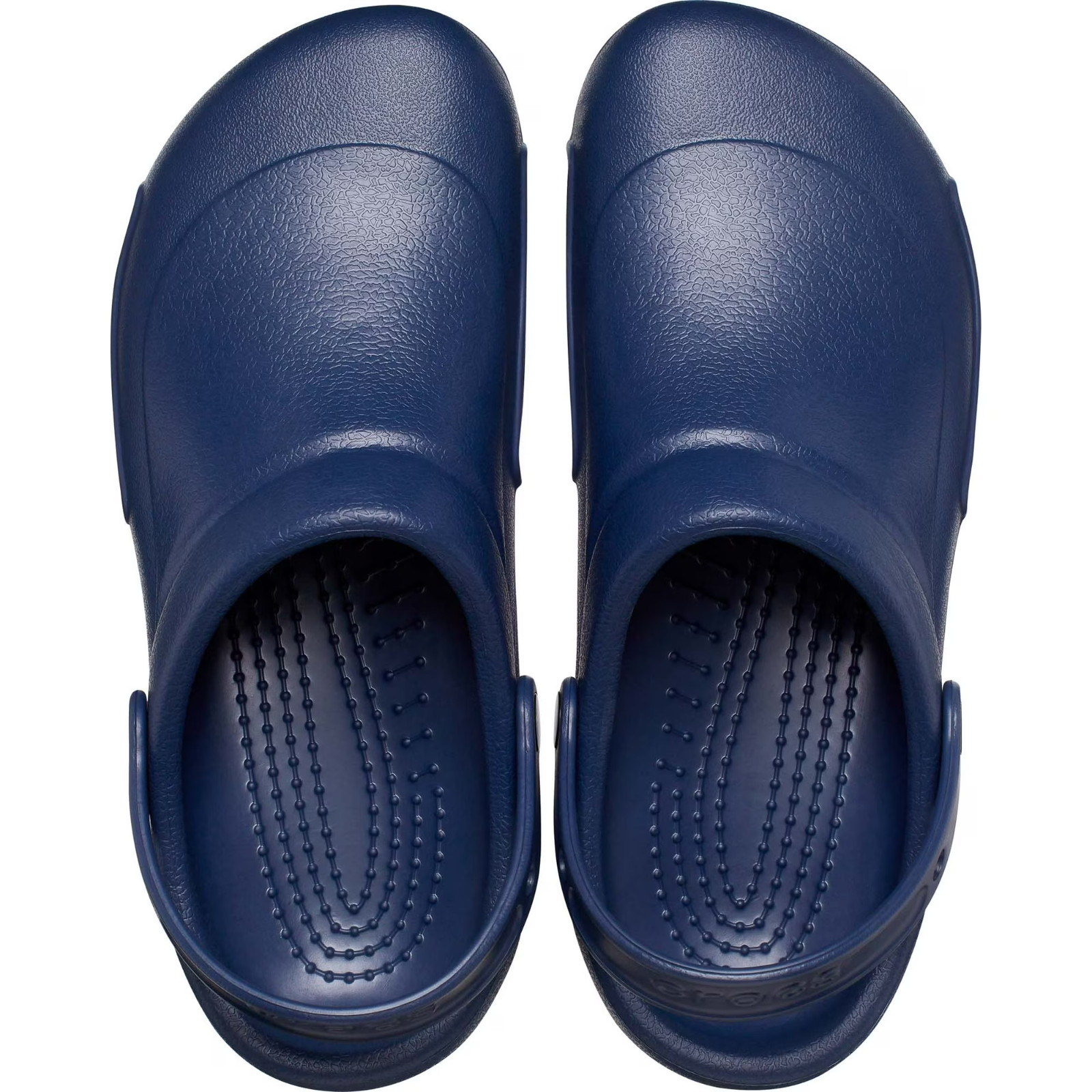 Crocs at Work Unisex Bistro Slip Resistant Clog Water-Resistant Navy, Medium