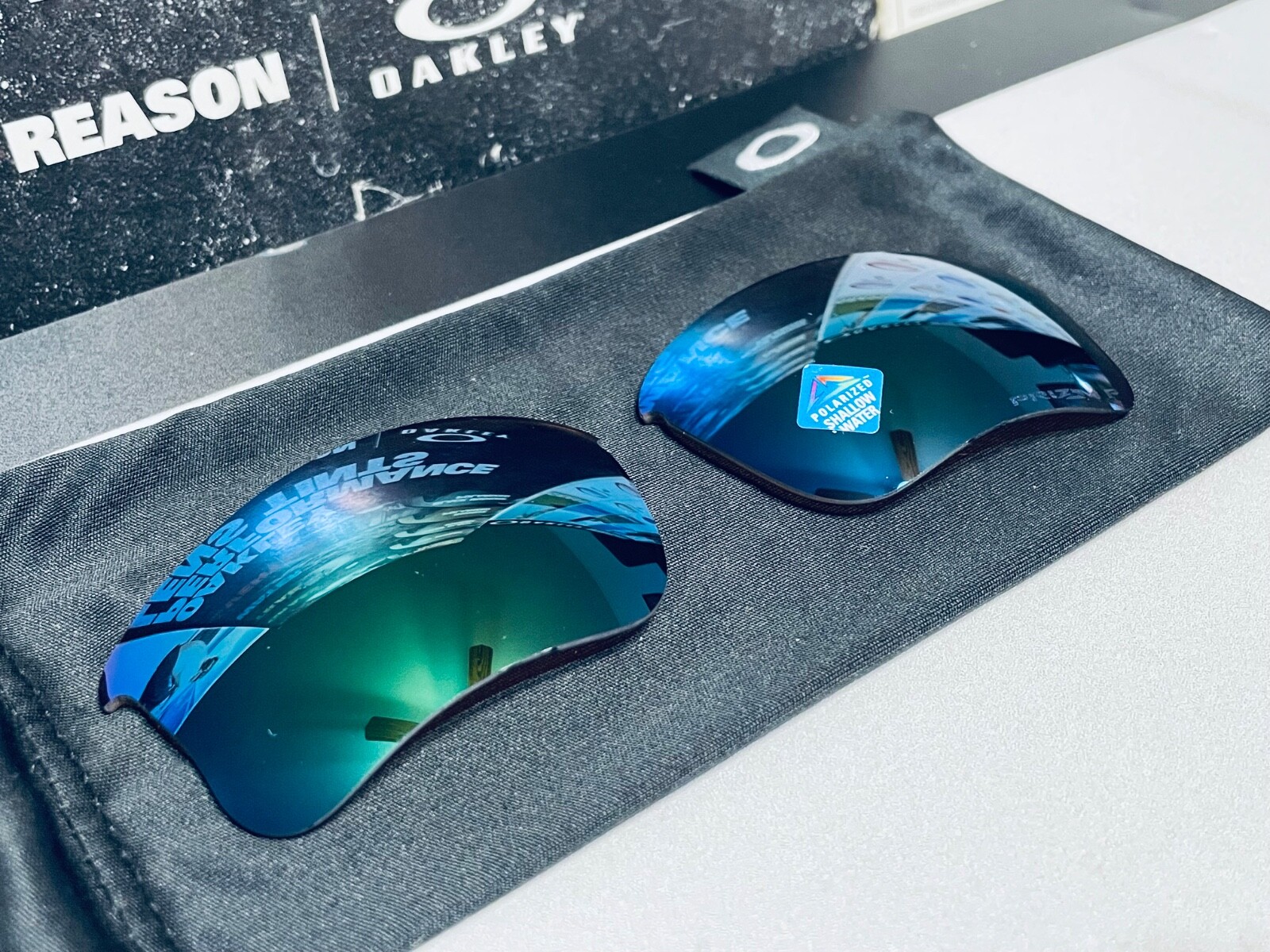 Oakley Flak Jacket 1.0 XLJ Prizm Shallow Water Polarized lens SKU# 101-106-008