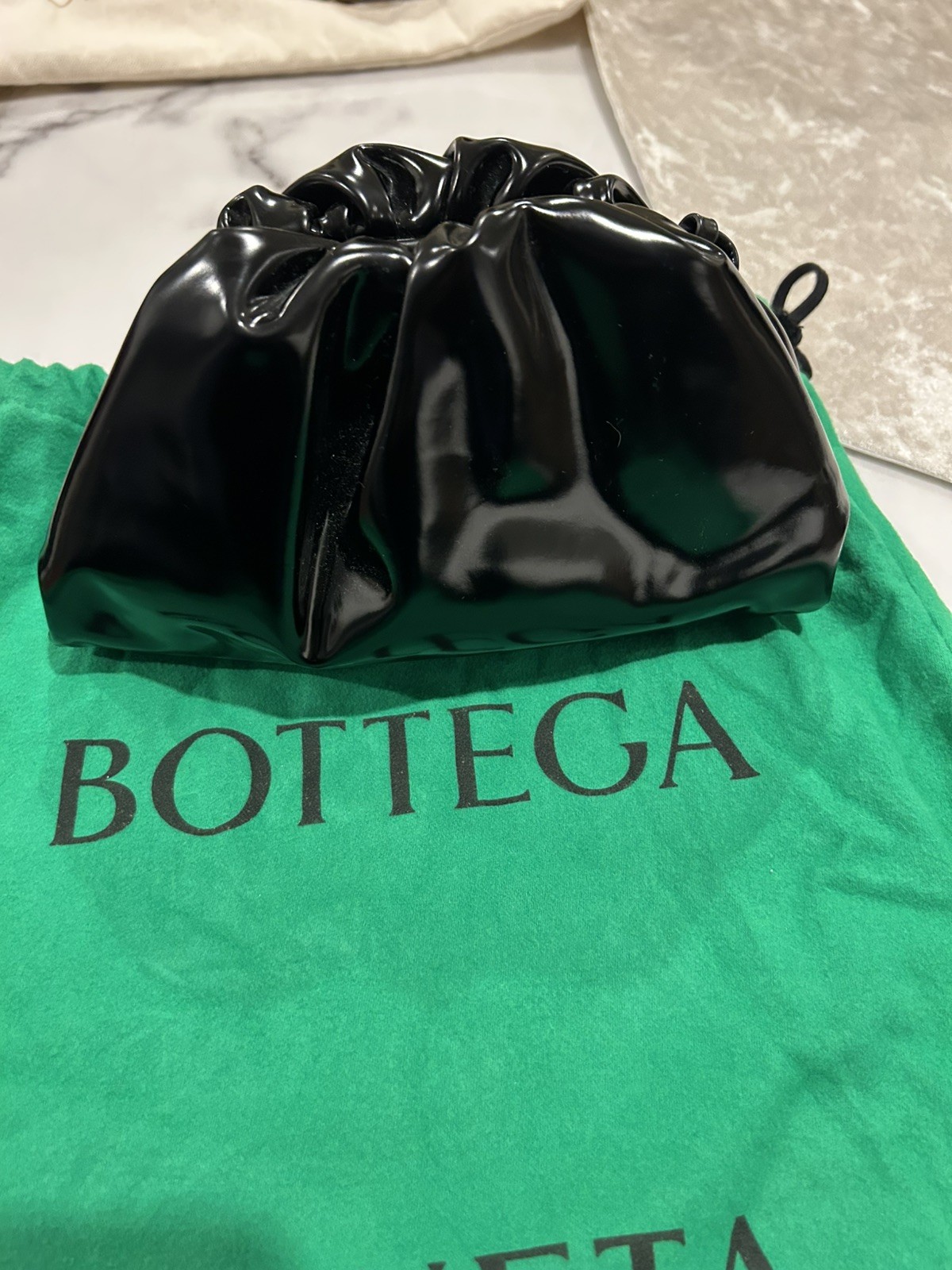 Bottega Veneta Mini Pouch Nero Leather