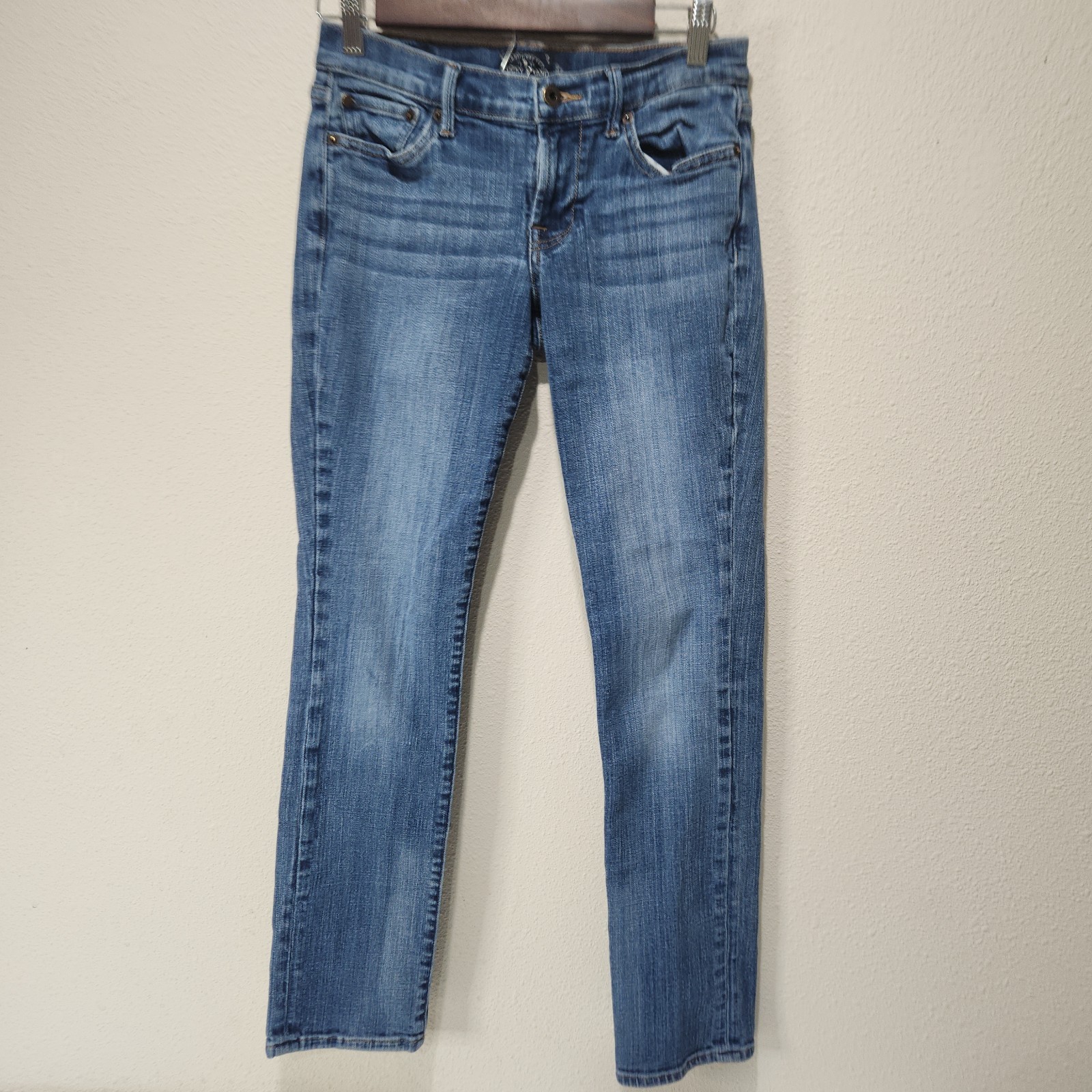 Lucky Brand Womens 2/26R Sweet’n Straight Blue Jeans Boho Chic Y2K Stretch Denim