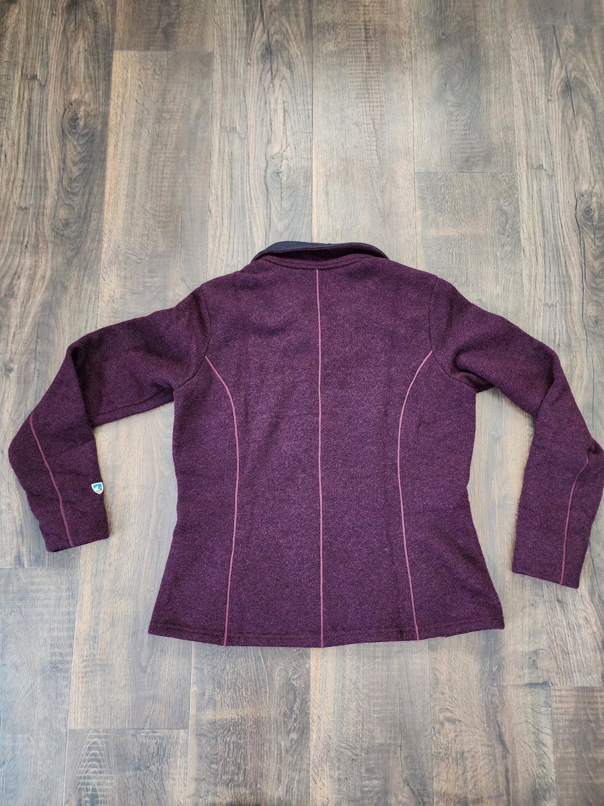 KÜHL Stella Full Zip Fleece Jacket – Women’s Size Large (L) – Plum / Burgundy