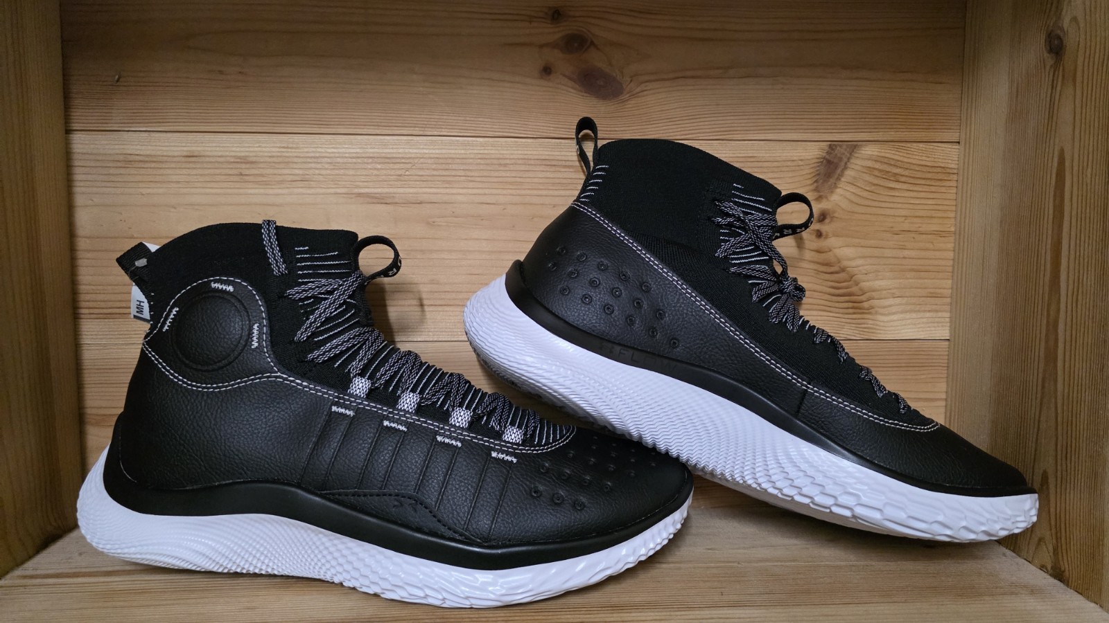 Under Armour Curry 4 Flotro Mens Size 10 ‘Suit And Tie’ Black Basketball Shoes
