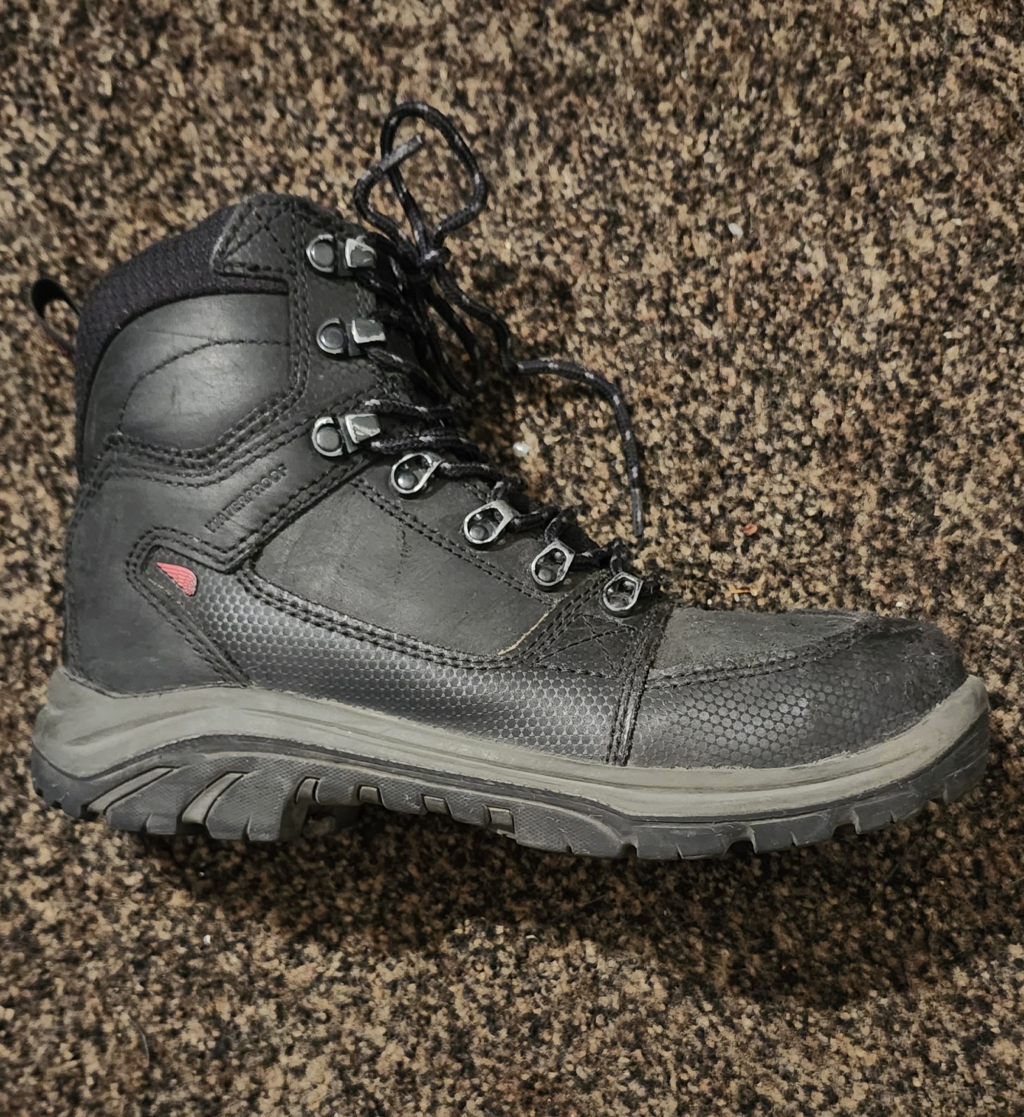 Red Wing Boots Mens 6.5 D Black Tradesman Side Zip Waterproof Safety Toe 3532
