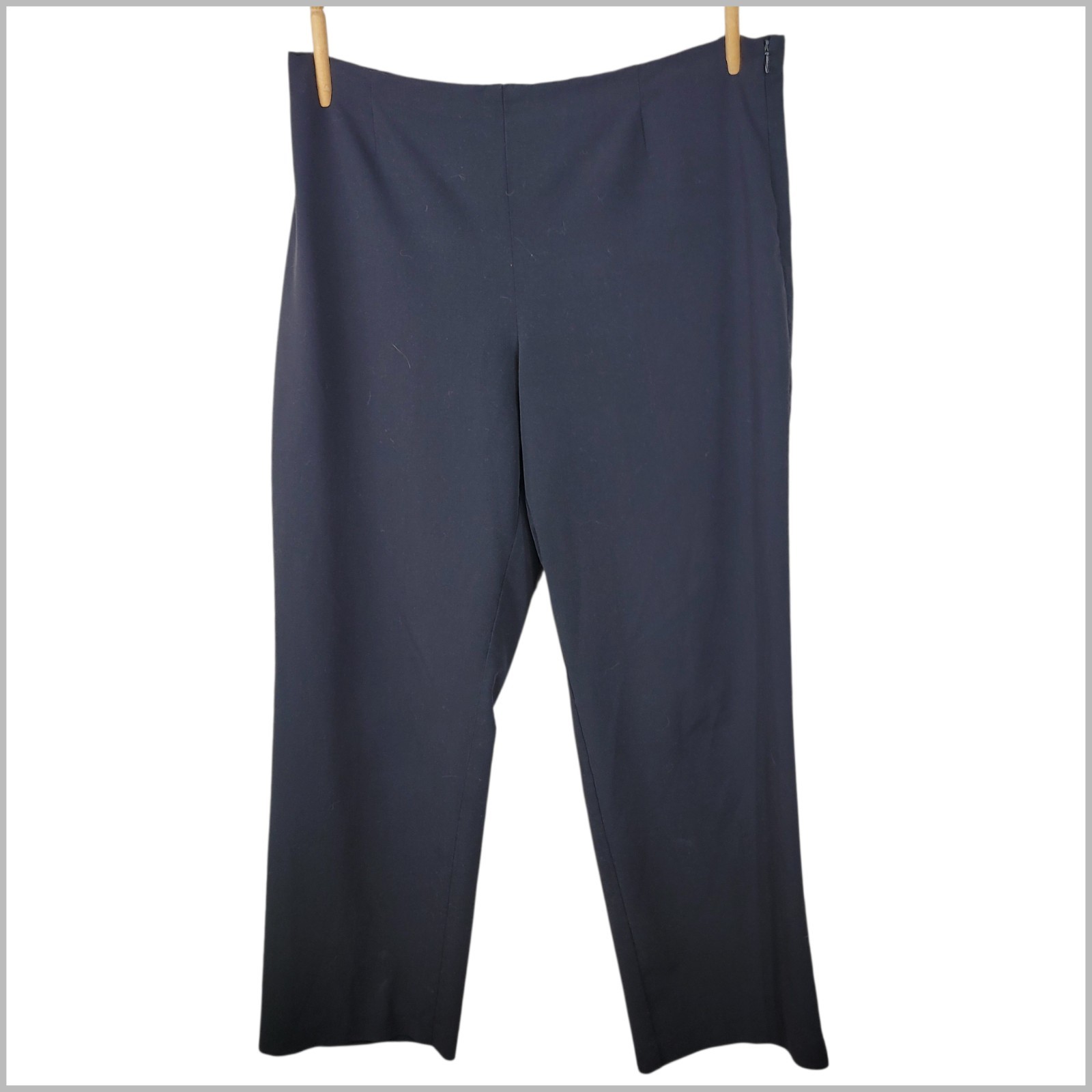Coldwater Creek Classic Fit Trousers High Rise Pants Size 16 Casual Black career