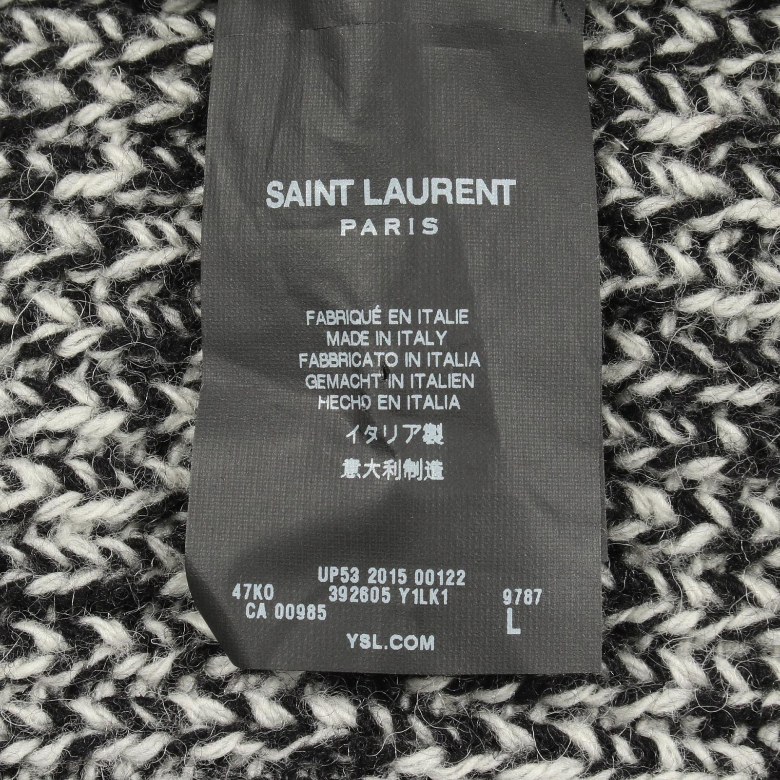 Yves Saint Laurent Saint Laurent Paris Wool Knit Top – DUTY FREE