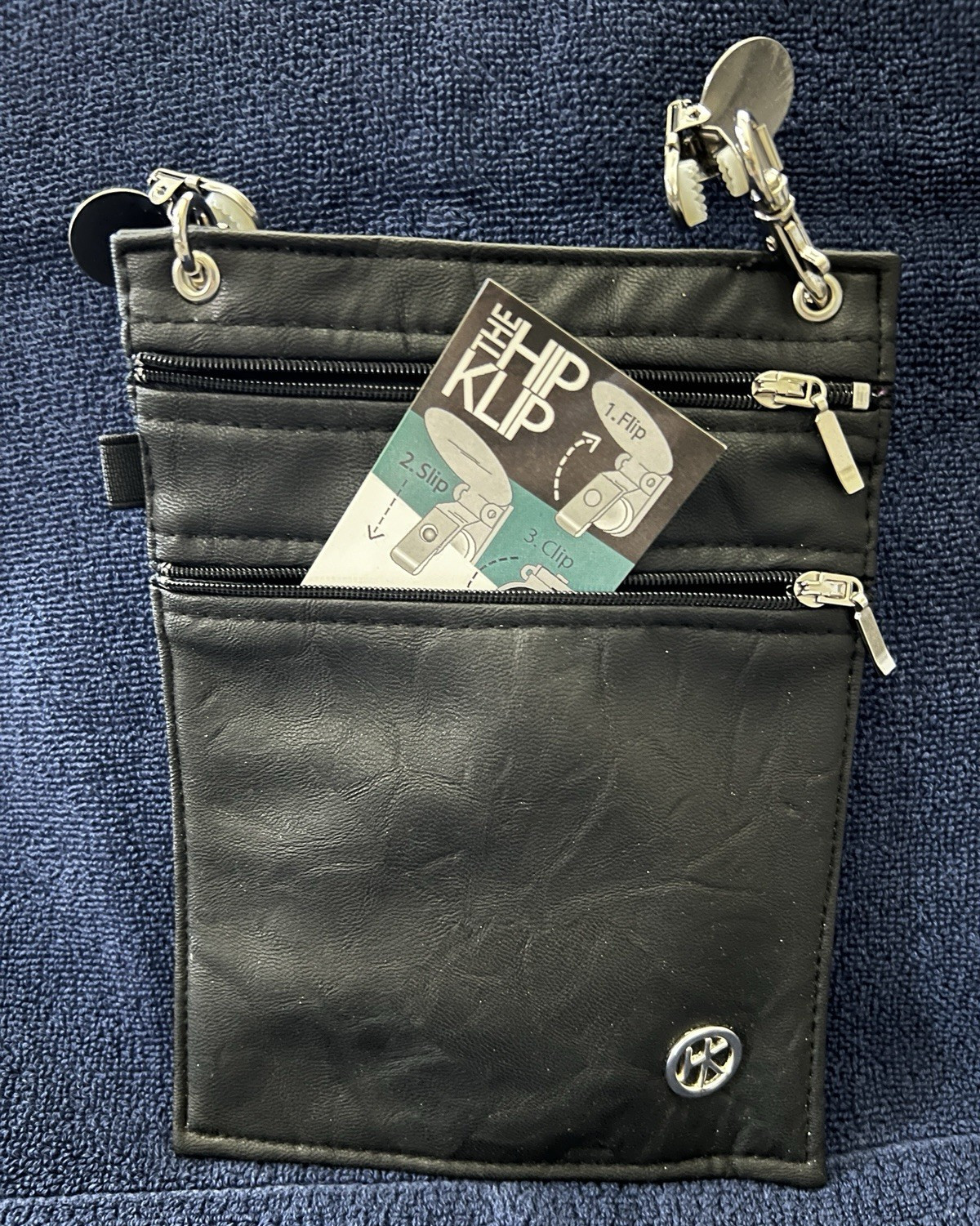 HIP KLIPS Clippable pocket, No Belt Loops Needed, Hands-Free and Secure